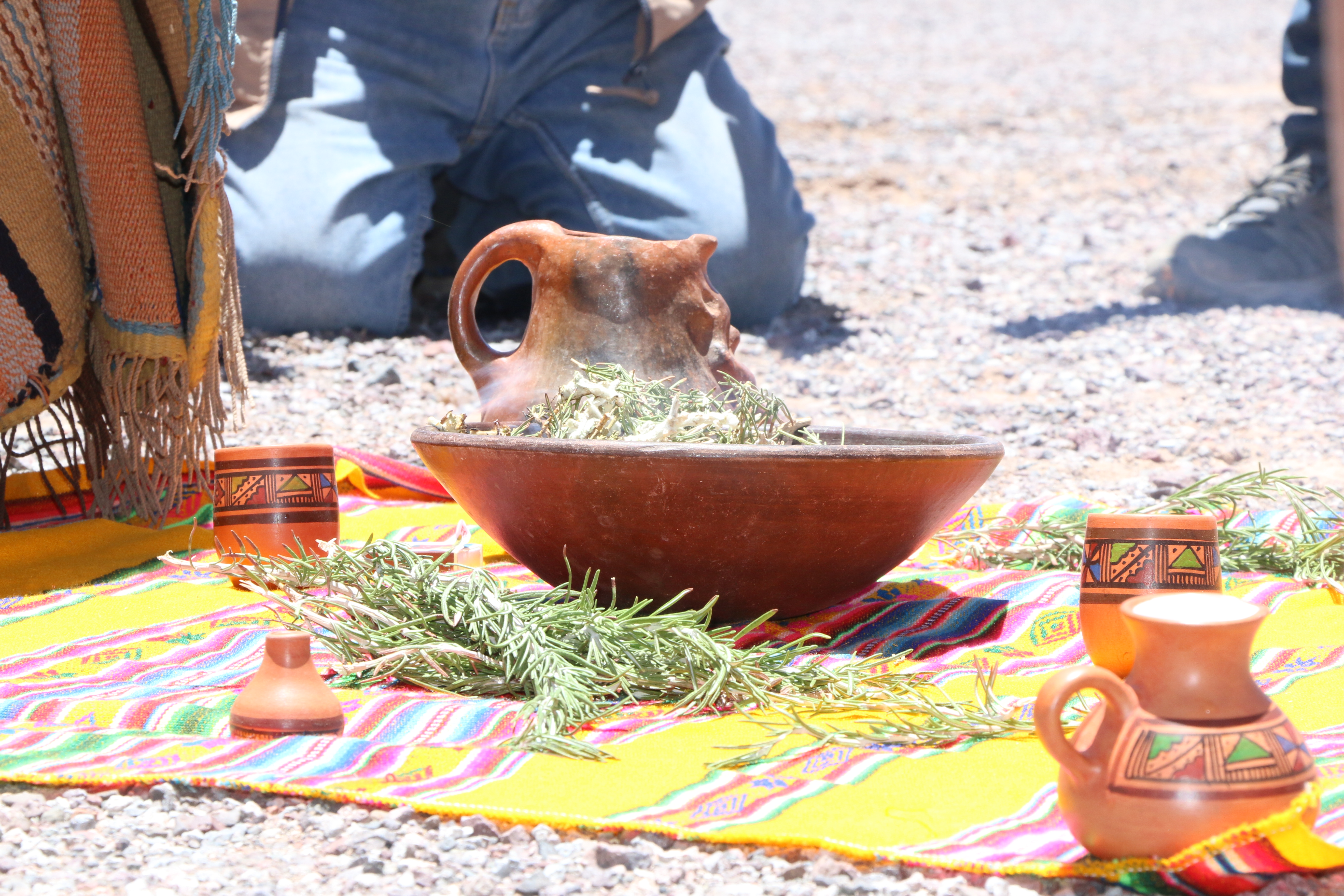 Ritual ancestral en el Salar